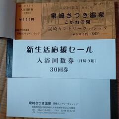 さつき温泉日帰り入浴券　30回券2冊