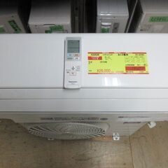 K03536　パナソニック　 中古エアコン　主に6畳用　冷房能力　2.2KW ／ 暖房能力　2.2KW