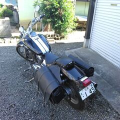 HONDA　シャドウスラッシャー400　車体　現状機関良好　車検付き　期限令和5年8月2日　シャドウ400スラッシャー　シャドウの画像