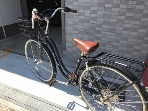 自転車　27インチ　ブラック