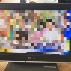 液晶デジタルテレビSONY 26型（2007年製）の画像