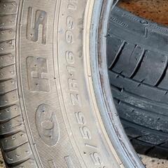 タイヤ4本 225/55ZR16ATR CORSA 中古の画像