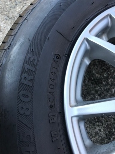 山は新品同様　軽自動車のアルミ&タイヤ ブリヂストン