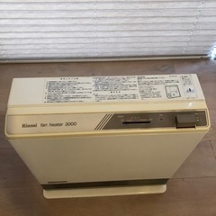 リンナイ　LPガス用　ガスファンヒーターの画像