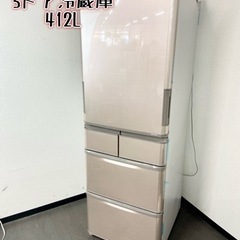 激安‼️新品未使用品❗️22年製 412L SHARP5ドア冷蔵庫SJ-X416J-T?