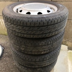 値下げしました！155/65R13 ネクストリースチールホイール...
