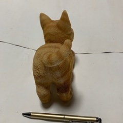 猫の置物、ガーデンオブジェの画像