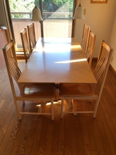 ACTUS白木ダイニングセット