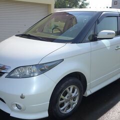ホンダ エリシオン 4WD  冬タイヤアルミ付き　バックカメラ ...