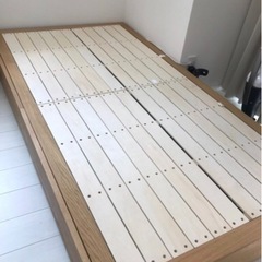 無印シングルベッド