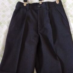 男子用スーツ上（110cm)&革靴(18cm)の画像