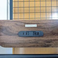 パイプベッド コンセント棚付きの画像