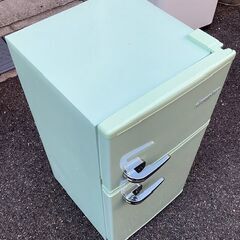 RKGRE-980】特価！simplus/85L 2ドア冷凍冷蔵庫/SP-RT85L2-LG [ライト