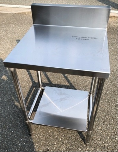 ⭐︎中古品　作業台　600×600×850mm   厨房用品⭐︎
