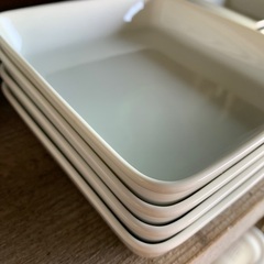 【新品】スクエアプレート5枚セットの画像