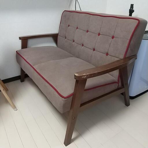 (決まりました)ソファー 二人がけ 椅子 欧米風