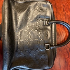 COACH コーチ2WAY 黒 レザー ビジネスバッグ F72973