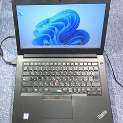 Lenovo Thinkpad E470 Core-i3 6006U 8GB 500GB Win11 ノートパソコン PC