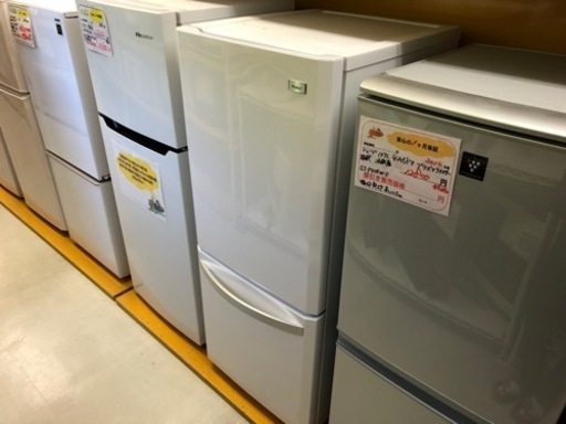 【リサイクルサービス八光　田上店　安心の1か月保証　配達・設置OK】ハイアール HAIER JR-NF140E-W [冷凍冷蔵庫 (138L・右開き） 2ドア ホワイト]