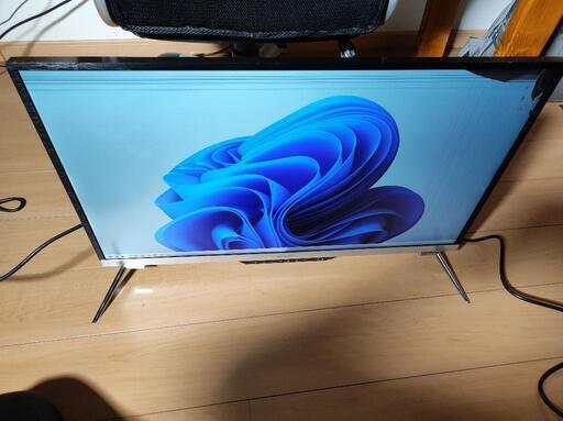 【購入者決定】液晶割れジャンク32インチ4K JAPANNEXT JN-IPS320UHD