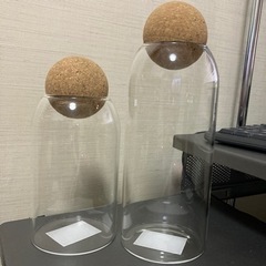 決定★年末年始特価★新品★丸いコルク栓付き食品保存瓶の画像