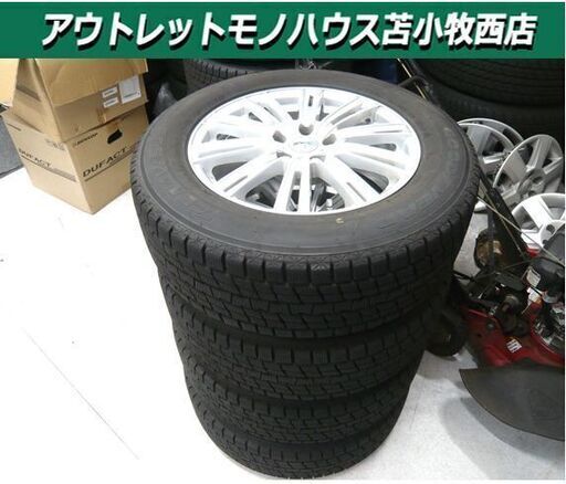 アルミ付き スタッドレスタイヤ 4本セット ICENAVI SUV 225/65R17 2020年製 JOKER ICE 5H 114.3 IN40 中古 タイヤ 苫小牧西店