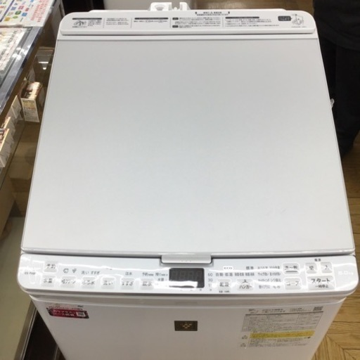 #J-16【ご来店頂ける方限定】SHARPの洗濯乾燥機です