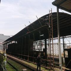 足場工事の画像