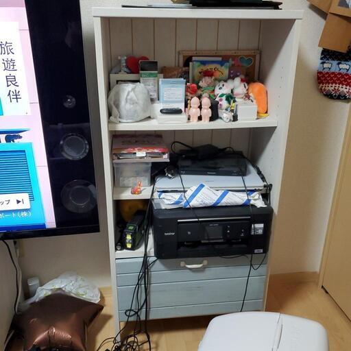 収納棚(ラック) テレビ台 食器棚 ゴミ箱付きレンジ台 4点セット 商談中