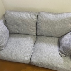 ニトリ　2人用ソファーの画像