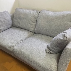 ニトリ　2人用ソファーの画像