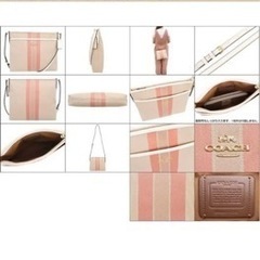 coachショルダーバッグの画像
