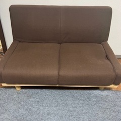 無料　無印良品　2人掛けソファー