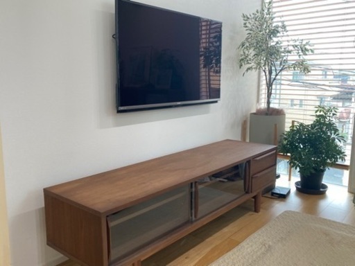 ［年内の引取り希望］unico テレビボード【購入時価格:7万円】【良品】