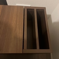 [幅29.8] サイドチェスト サイドテーブル 本体完成品 寝室収納 北欧 ナイトテーブル サイドチェストテーブル ARAIN〔アライン〕 ブラウンの画像