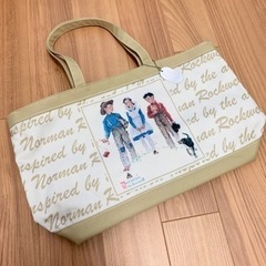 【美品】ノーマンロックウェル トートバッグ ベージュ