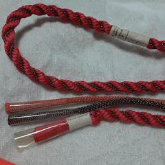 正絹振袖用絞り帯あげ&帯締セット未使用品の画像