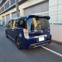ステップワゴン　スパーダZ　H22　車検5/10　走行129000ｋ　純正ＨＤＤインターナビ＆地デジＴＶ＆フリップダウンモニター　カラーバックカメラ　ＥＴＣ　両側パワースライド　純正エアロ＆社外17ＡＷ　キセノン＆フォグ　8人乗りの画像