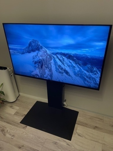 【10/10までの出品！】SONY BRAVIA 4K液晶テレビ 50V型　テレビ台、ハードディスク付き