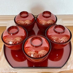 【1月3日まで】会津塗お椀　会津漆器