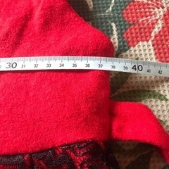 150 レッドにブラックレースのワンピースの画像