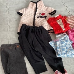 【ベビー服まとめ売り】80〜90cm 女の子　公園　保育園の画像