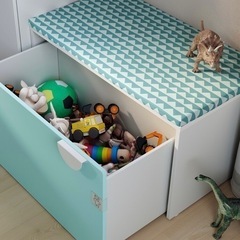 IKEA スモースタード　おもちゃ箱の画像