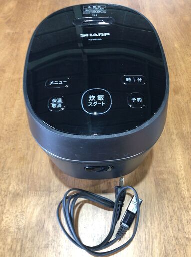 SHARP IHジャー炊飯器 3合 KS-HF05B-B 2020年製 J10003