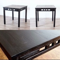 アジアン家具ダイニングテーブル天然木製1〜2人用