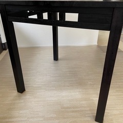 アジアン家具ダイニングテーブル天然木製1〜2人用の画像