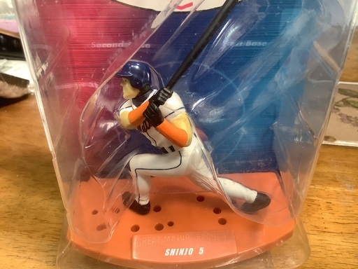新品、メジャーリーグ時代の新庄のフィギュアです。