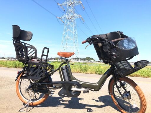 ★試乗可能★　ヤマハ　パスキス　タイヤ新品　20インチ　前後子供乗せ