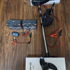 エレキモーター、バッテリーセットの画像