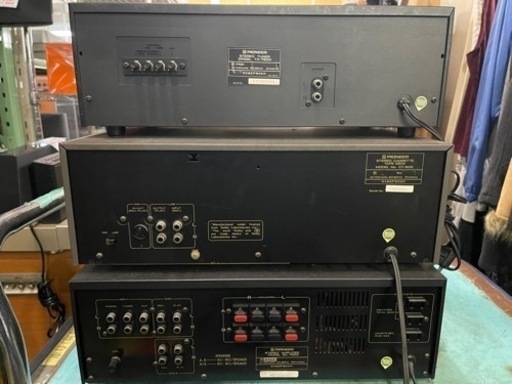 パイオニア　3点セット　TX-7600 CT-500 SA-7800 アンプ　チューナー　カセットデッキ　ジャンク品